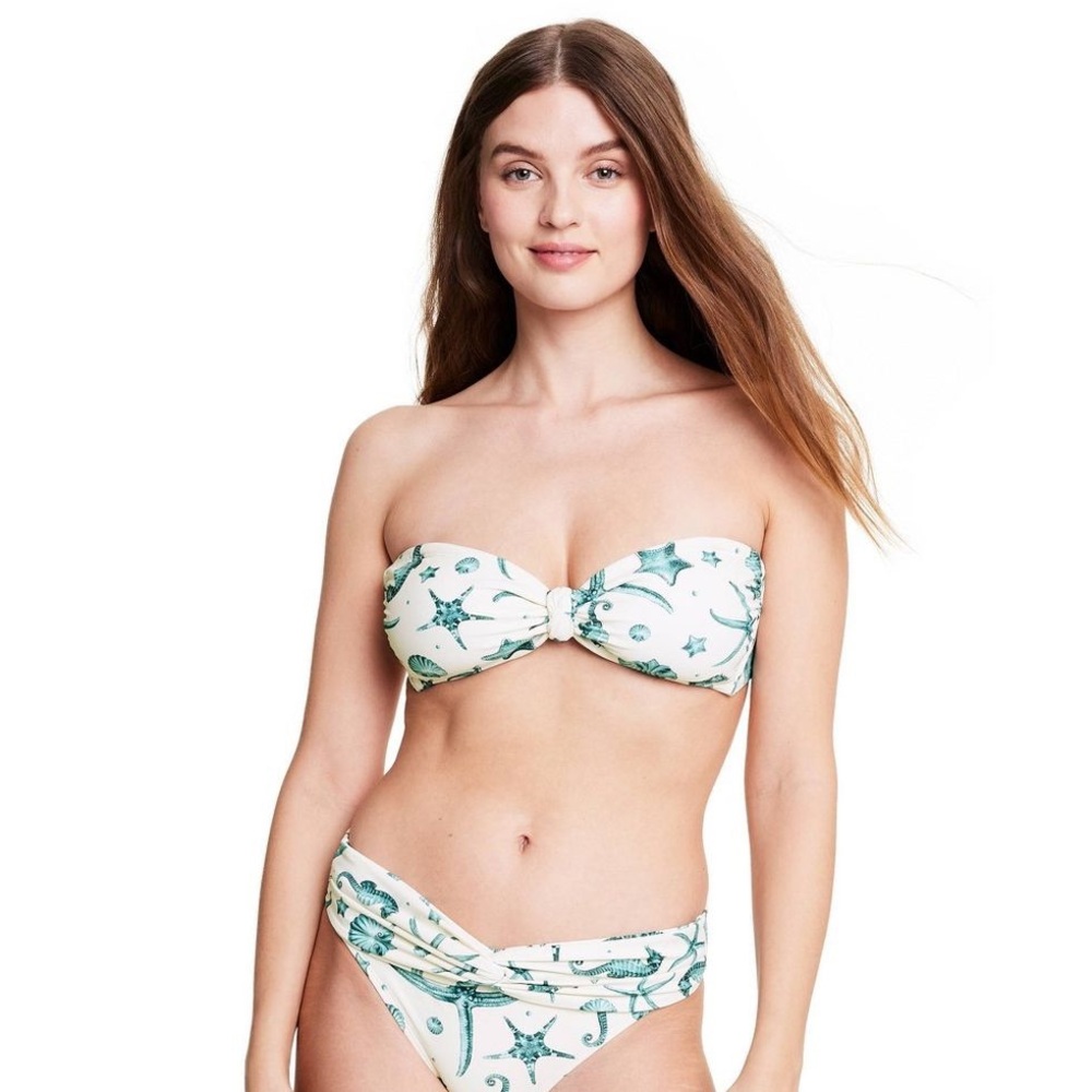 Agua Bendita x Target Seahorse Print Bandeau Bikini